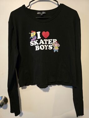 Dolls Kill I Love Skater Boys Long Sleeve